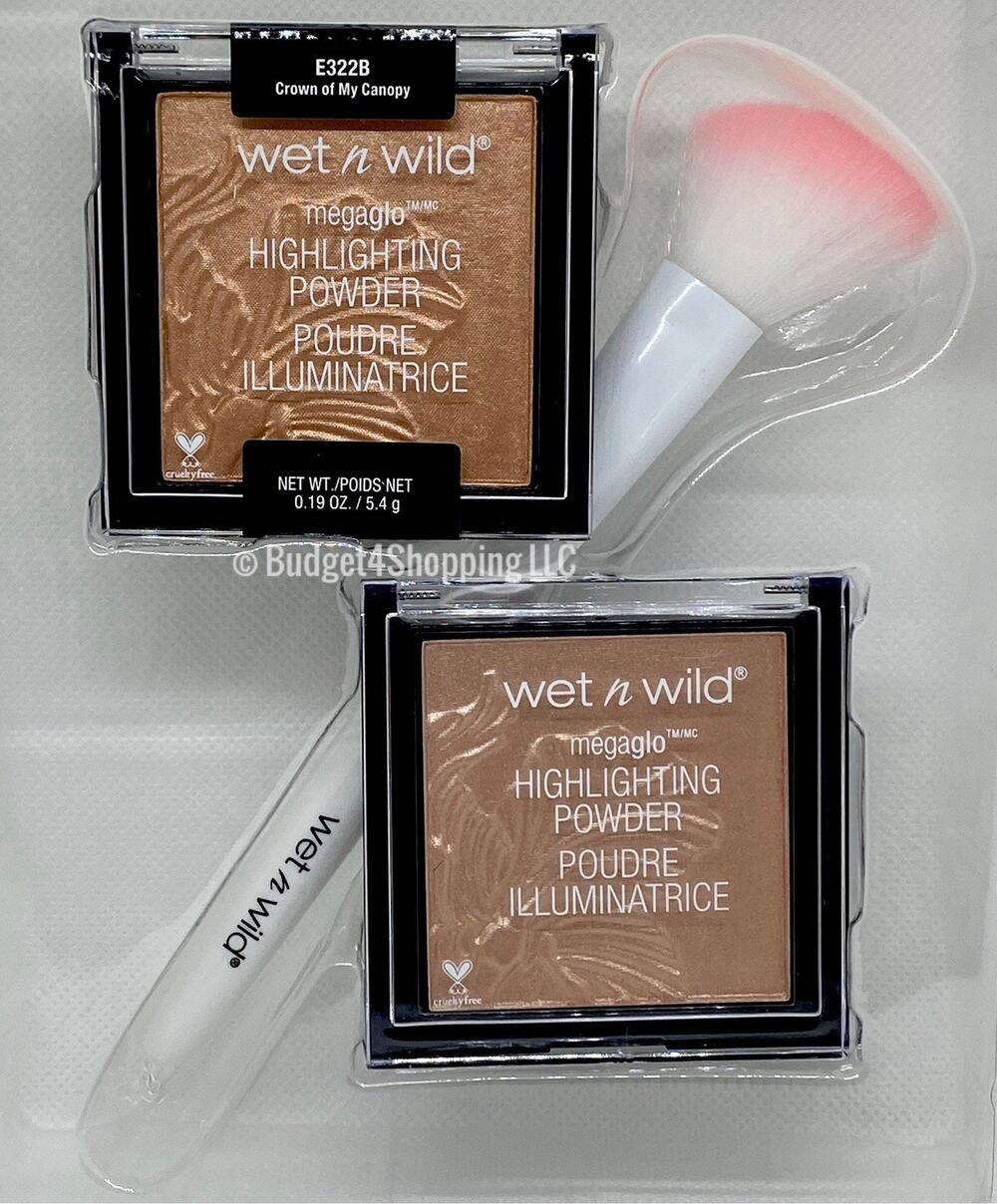 Wet n Wild Glam Wonderland 3-Piece Gift Set: MegaGlo Highlighting Powder & Brush